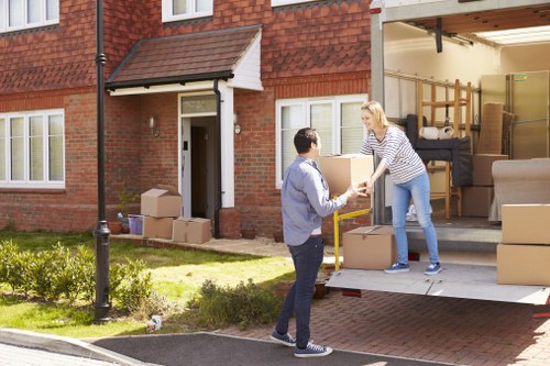 Removal company helping with a residential move in Manor House