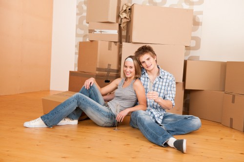 Loading furniture for a Manor House man and van job
