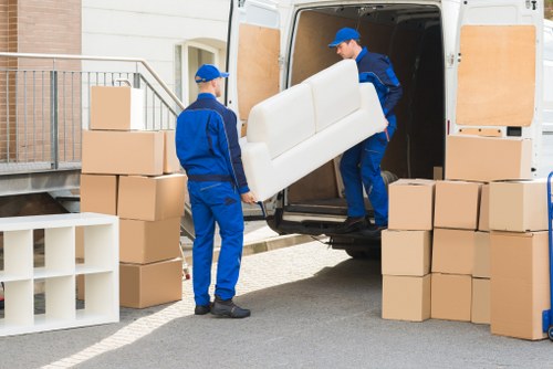 Moving van service for a local home move in Manor House