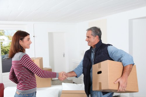 Local moving team handling a flat move near Manor House