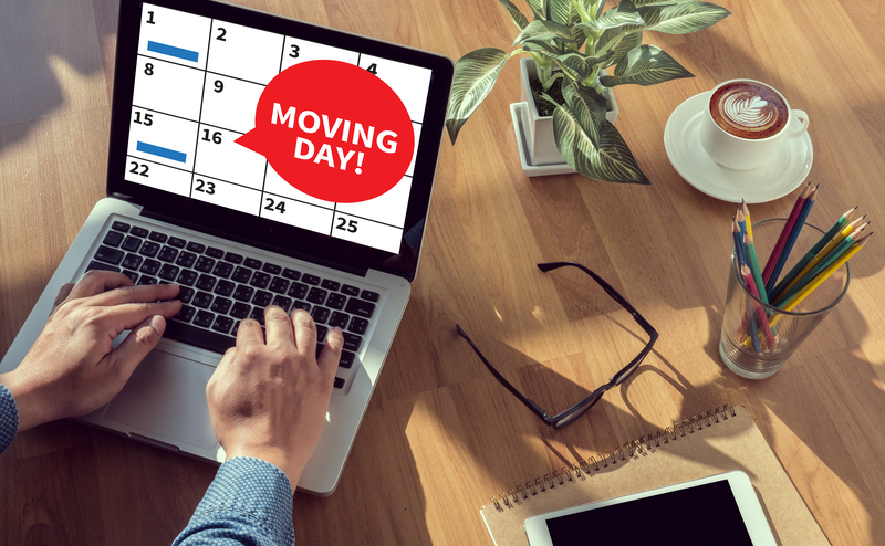 Manor House office move with careful loading and access planning